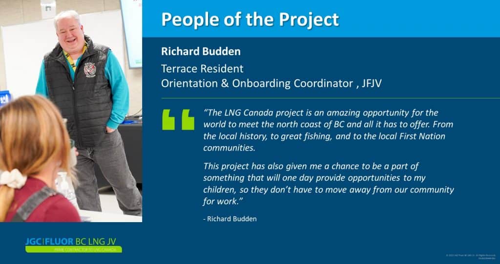 Richard Budden: Training Coordinator, JFJV - JGC