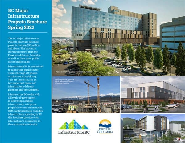 BC Major Infrastructure Projects Brochure spring 2022