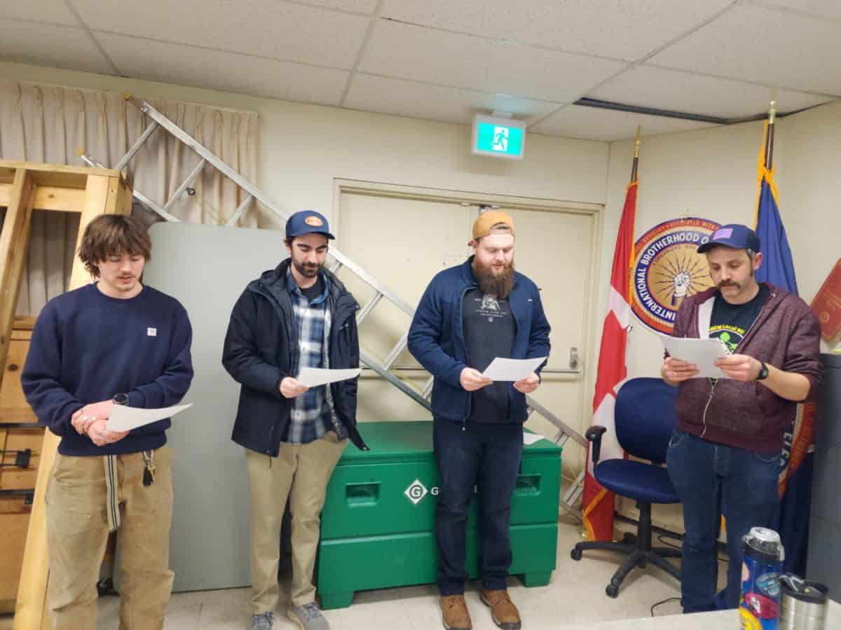 Swear In of New Members  Center of Excellence Kamloops