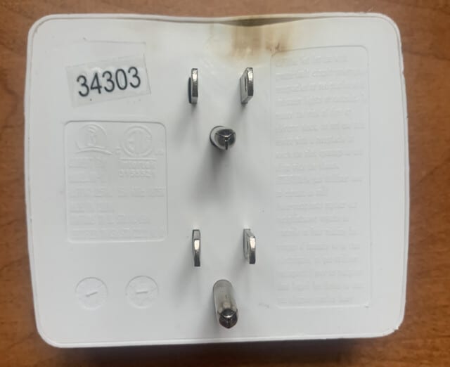 Woman warns others to check adapters for safety certification after fire in her wall - Kelowna News