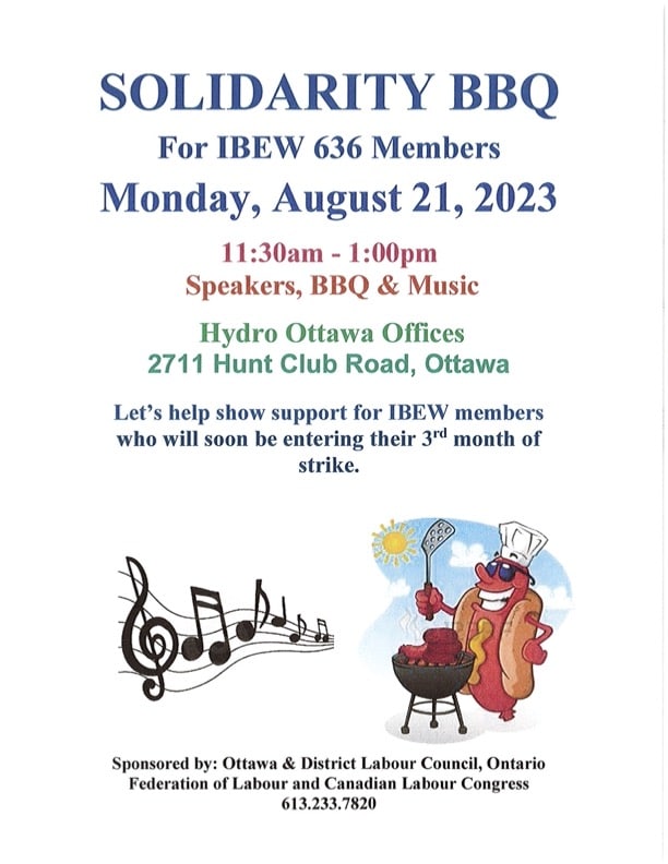 Local 636 Solidarity BBQ - IBEW Local 586