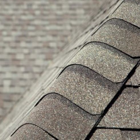 Old roof close-up home