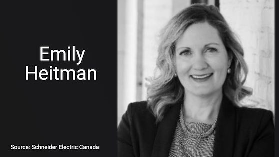 Emily Heitman appointed president, Schneider Electric Canada