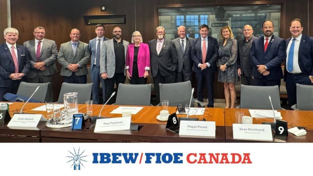 IBEW Canada and CBTU Bring Skilled Trades Priorities to Parliament Hill