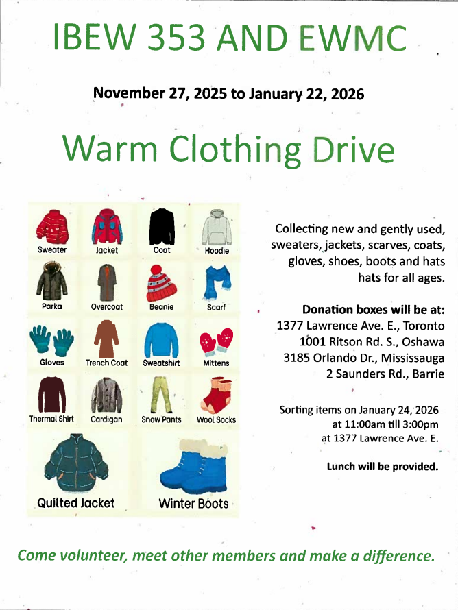 IBEW 353 Food Drive Page Two