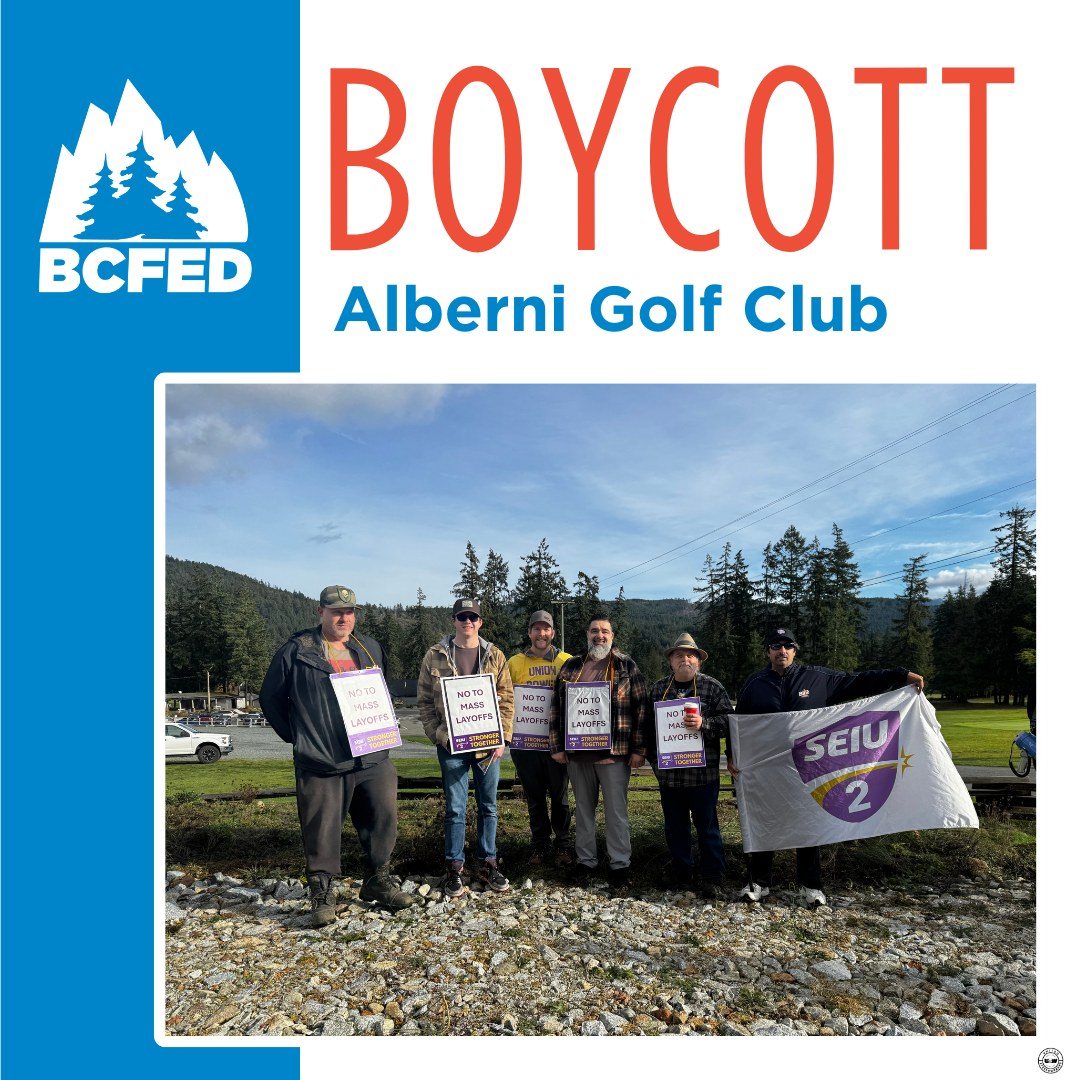  BREAKING: The BCFED has declared a boycott of the Alberni Golf Club, which laid