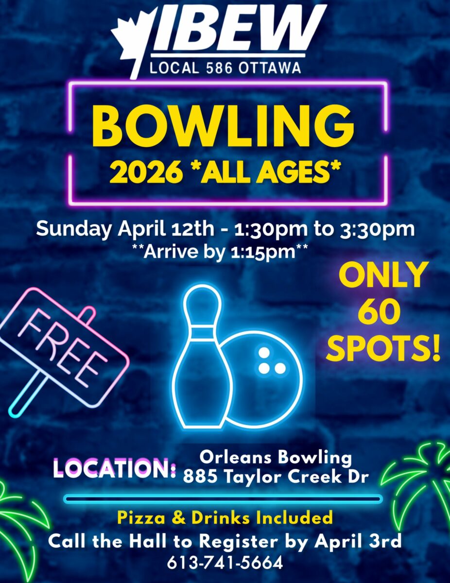 IBEW Bowling - Sunday, April 12th, 2026