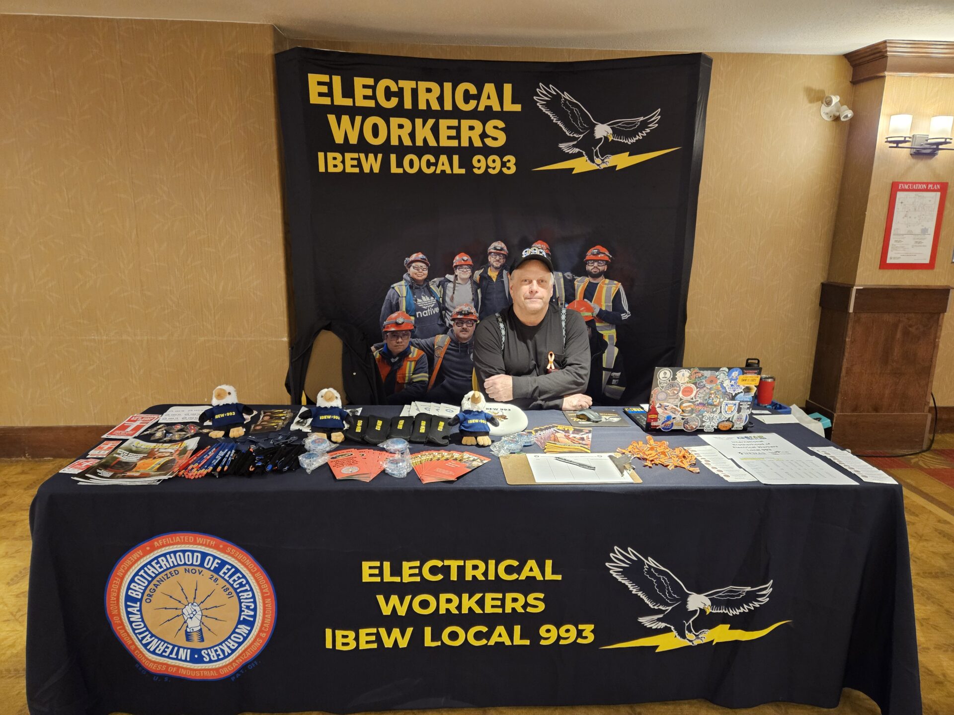 IBEW 993 at the Fort St. John Job Fair - Canadian Electrical Worker