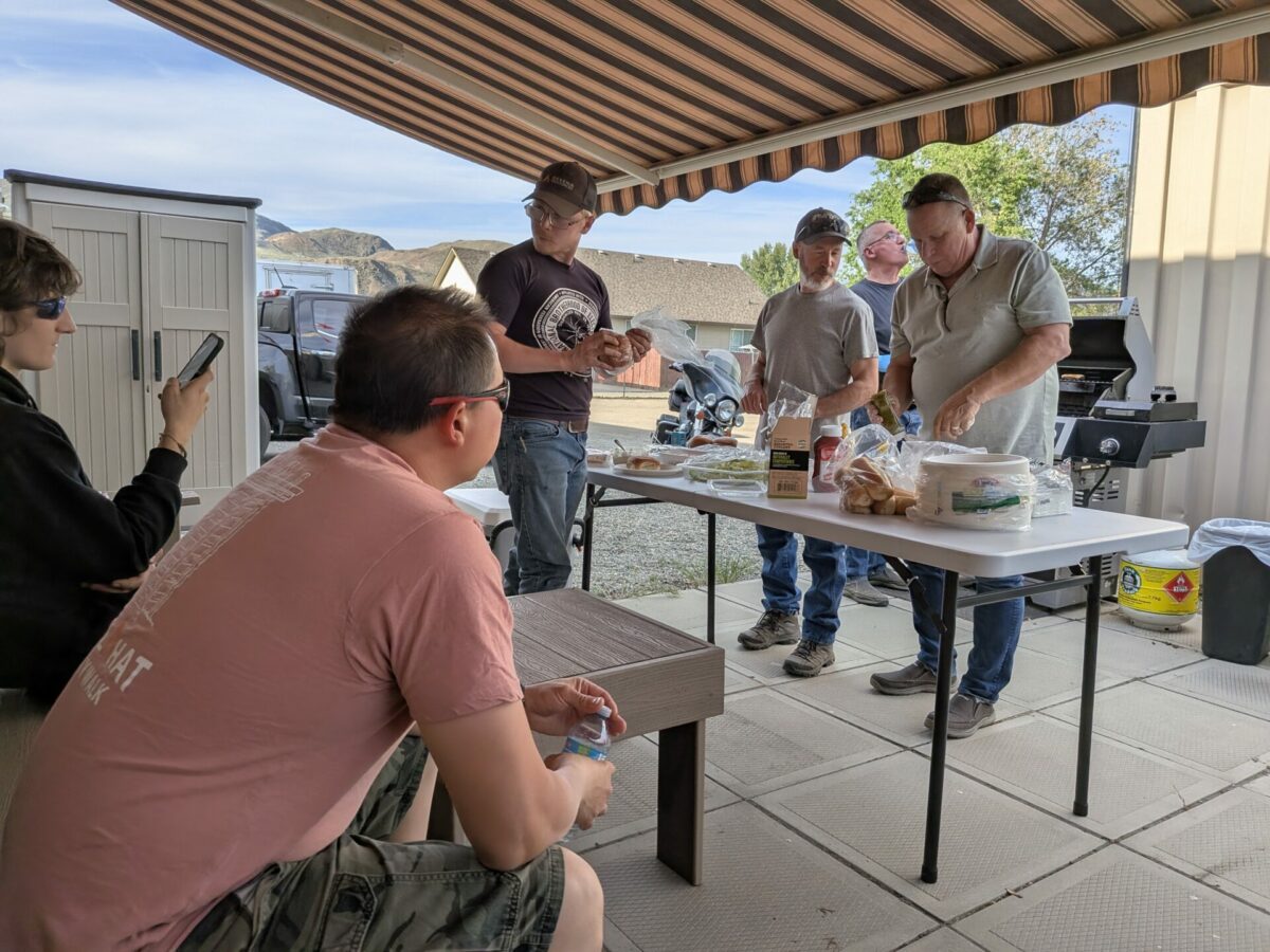 Photos from the May Unit II Pre-Meeting BBQ