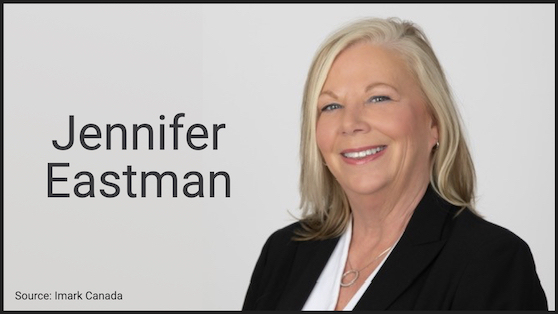 Jennifer Eastman named president, Imark Canada